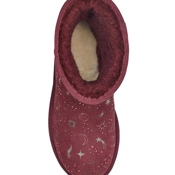 UGG Wild Grape Classic Zodiac Short Suede Boot NEW in Box - Picture 4 of 12